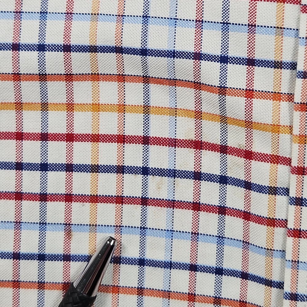 Brooks Brothers‎ Shirt Mens XL Multicolor Check Supima Cotton Button Up Logo - Picture 5 of 10